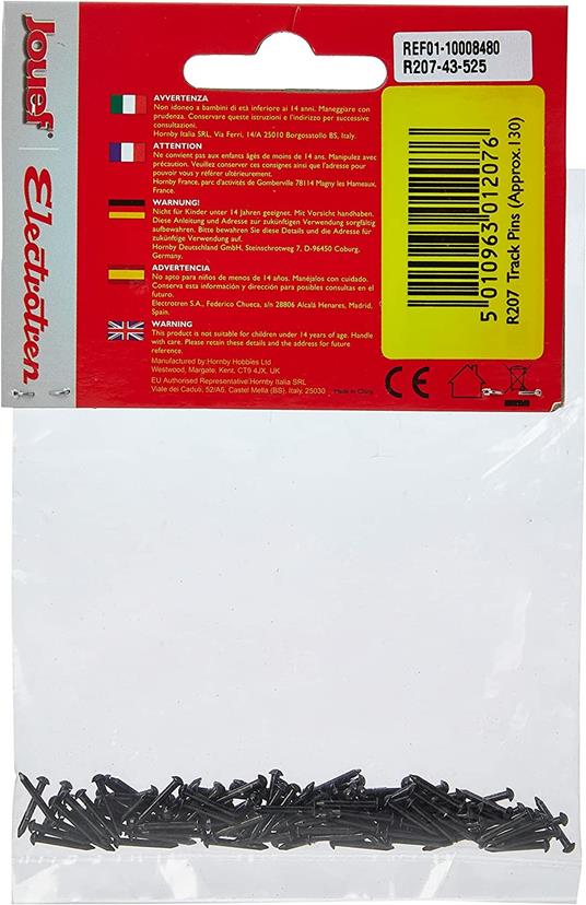 Hornby: Track Pins (Accessori Per Plastici) - 2
