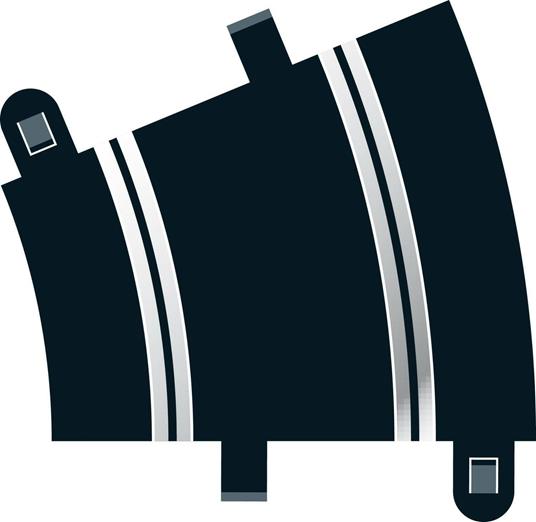 Radius 2 Curve 22.5O X 2