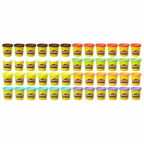 Play-Doh - Confezione Scuola, Set da 48 vasetti di pasta da modellare atossica in 8 colori - 5