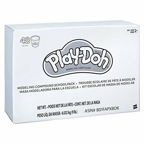 Play-Doh - Confezione Scuola, Set da 48 vasetti di pasta da modellare atossica in 8 colori - 6