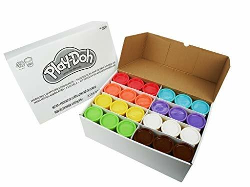 Play-Doh - Confezione Scuola, Set da 48 vasetti di pasta da modellare atossica in 8 colori - 7