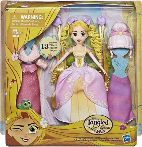 Disney Enredados - Bambola Rapunzel Pack Collezione di acconciature (Hasbro C1751EU4), Colore/Modello Assortito - 3