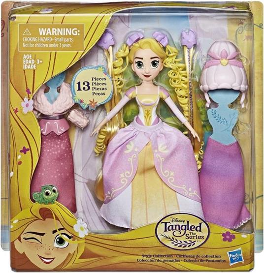 Disney Enredados - Bambola Rapunzel Pack Collezione di acconciature (Hasbro C1751EU4), Colore/Modello Assortito - 3