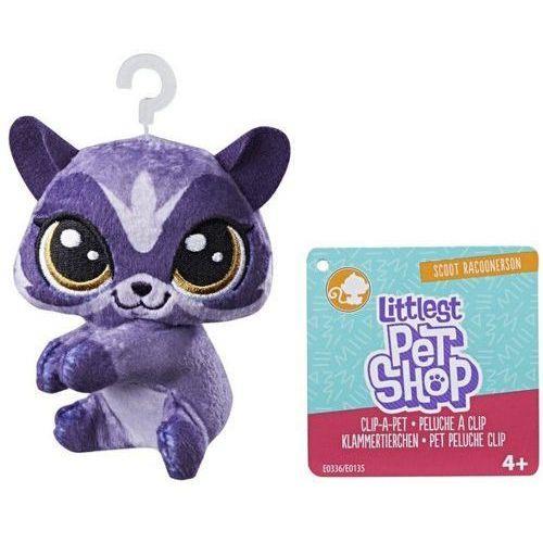 Littlest Pet Shop Clip-a-Pet Scoot Racoonerson Peluche 10cm Plush