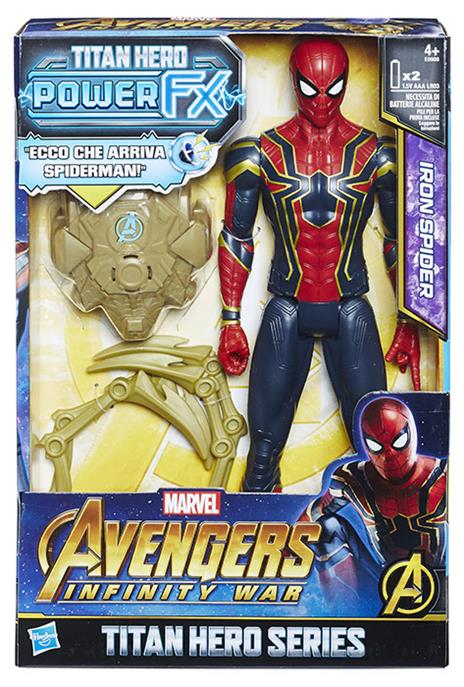 Avengers. Titan Hero. Infinity War. Iron Spider con Power Pack