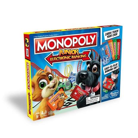 Hasbro Monopoly Junior Electronic Banking Simulazione economica Bambini