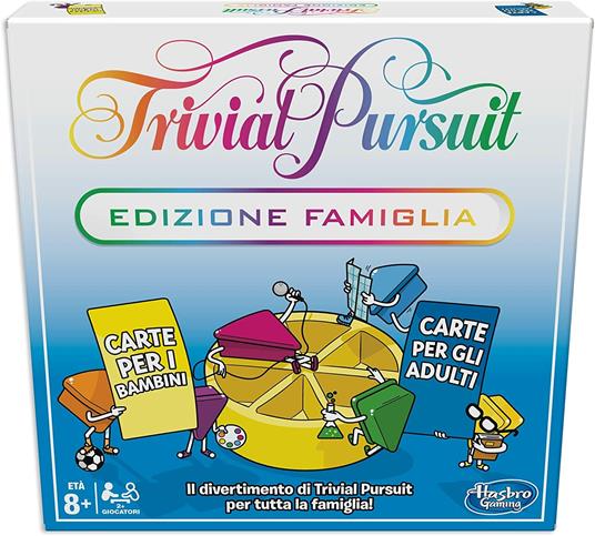 Trivial Pursuit Edizione Famiglia, gioco da tavolo per serate in famiglia, serate quiz, dagli 8 anni in su - 3