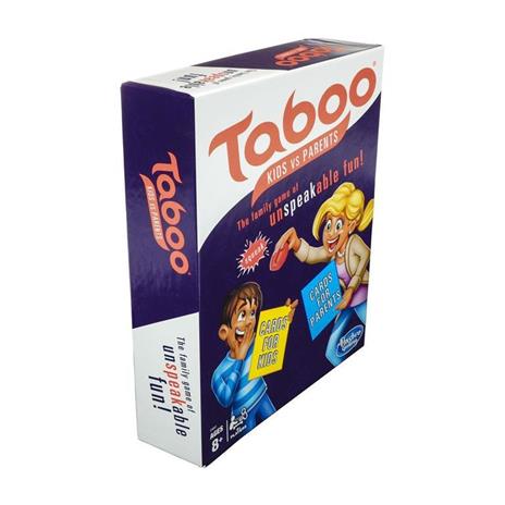 Hasbro Gaming E4941100 Tabu Familien Edition - Carte per bambini e adulti, gioco di famiglia - 2