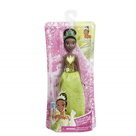 Disney Princess. Tiana (Fashion Doll con gonna scintillante, diadema e scarpe)