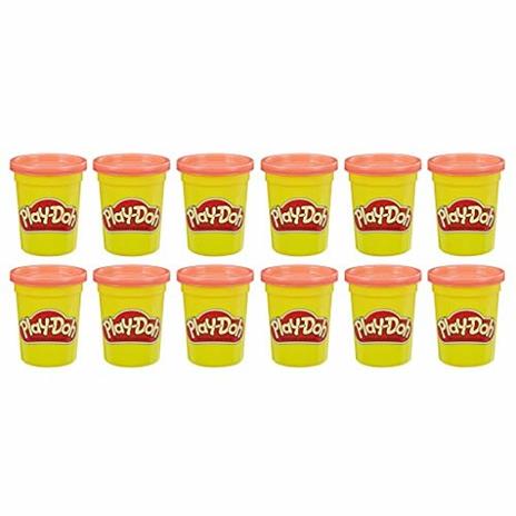 Play-Doh - 12 Vasetti Rossi di pasta da modellare