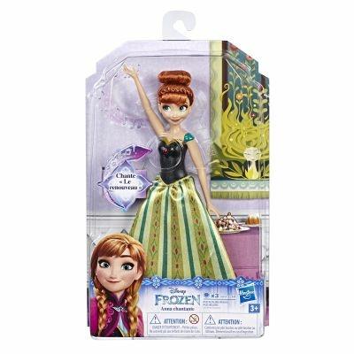 Disney Frozen - Bambola Principessa Anna Cantante Cantante 30 cm - 4