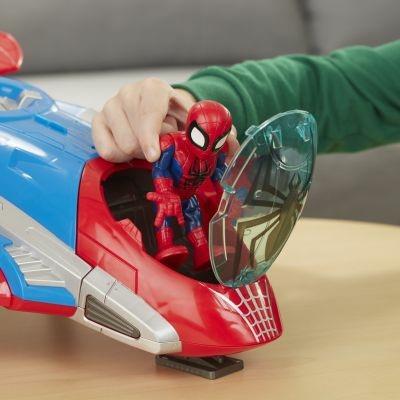 Mini Mighties Spiderman Jetquarters Hasbro - 4