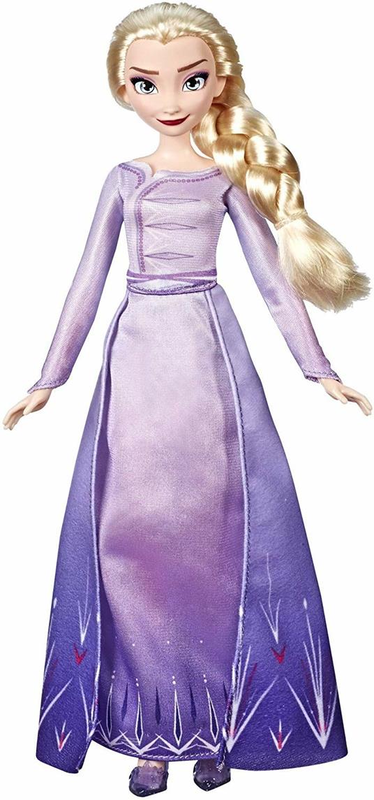 Frozen 2. Elsa Arendelle (Bambola con 2 completi, Camicia da notte e Abito Ispirati al film Disney Frozen 2) - 3