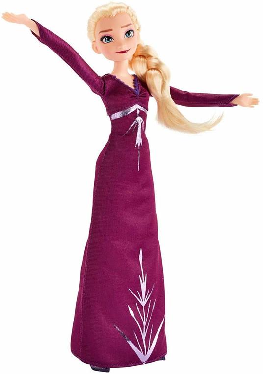 Frozen 2. Elsa Arendelle (Bambola con 2 completi, Camicia da notte e Abito  Ispirati al film Disney Frozen 2) - Hasbro - Bambole Fashion - Giocattoli