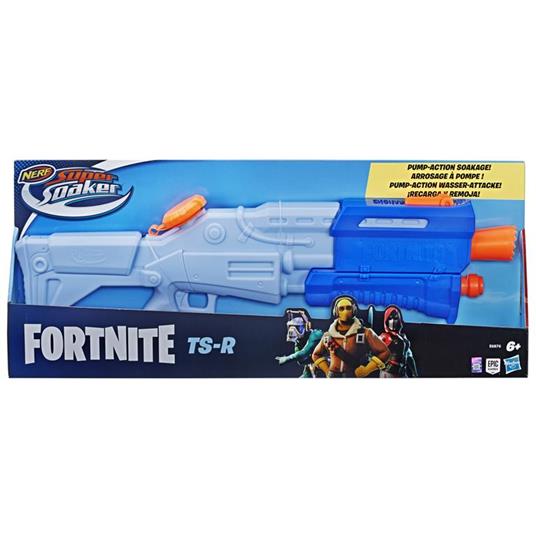 Nerf Super Soaker - Fortnite TS-R (blaster ad acqua, azionamento a pompa, capacità serbatoio 1 litro). - 4