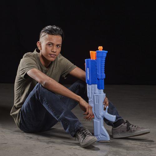 Nerf Super Soaker - Fortnite TS-R (blaster ad acqua, azionamento a pompa, capacità serbatoio 1 litro). - 8