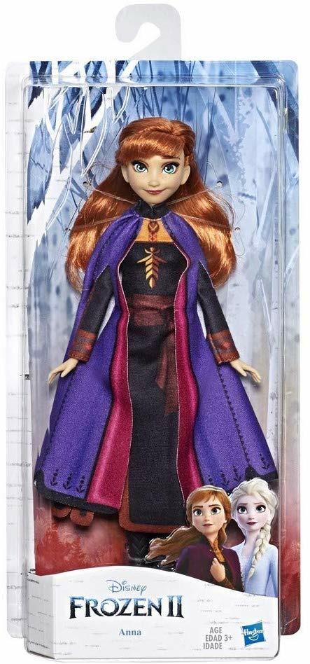 Frozen 2. Anna (Fashion Doll con capelli lunghi e abito blu, ispirata al film Disney Frozen 2)