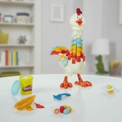 Play-Doh. Il Pollo Divertito (playset animali da fattoria Animal Crew, con pasta da modellare Play-Doh in 4 colori) - 7