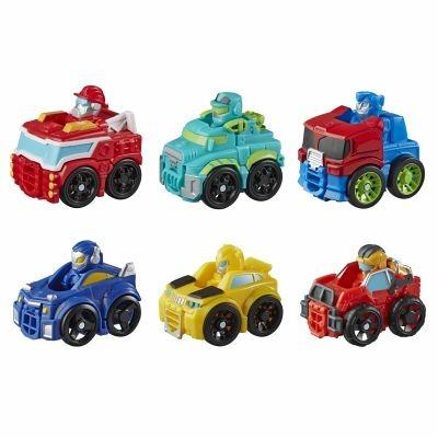 Transformers - Mini Bot Racers (Playskool Heroes Rescue Bots Academy, Auto Giocattolo trasformabile da 5 cm) - 3