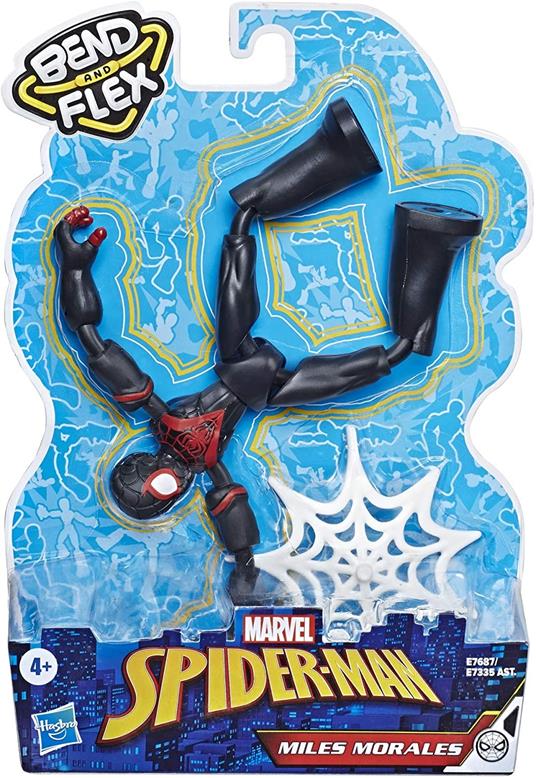 Spider-Man. Miles Morales Bend and Flex (Action Figure Flessibile 15cm)