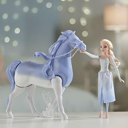 Hasbro Disney Frozen - Elsa e il cavallo Nokk elettronico (bambola con cavallo ispirati al fim Disney Frozen 2) - 8