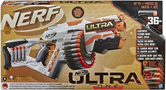 Nerf Ultra. One (Blaster Motorizzato, include 25 Dardi Nerf Ultra, Compatibile soltanto con i dardi Nerf Ultra)