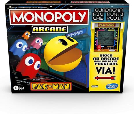 Monopoly Arcade Pacman. Gioco da tavolo