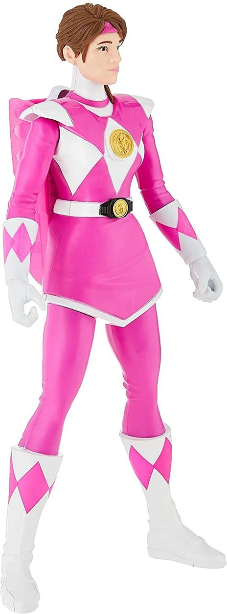 Power Rangers Mighty Morphin Power Rangers Pink Ranger Morphin Hero - Action Figure giocattolo con accessori - 2