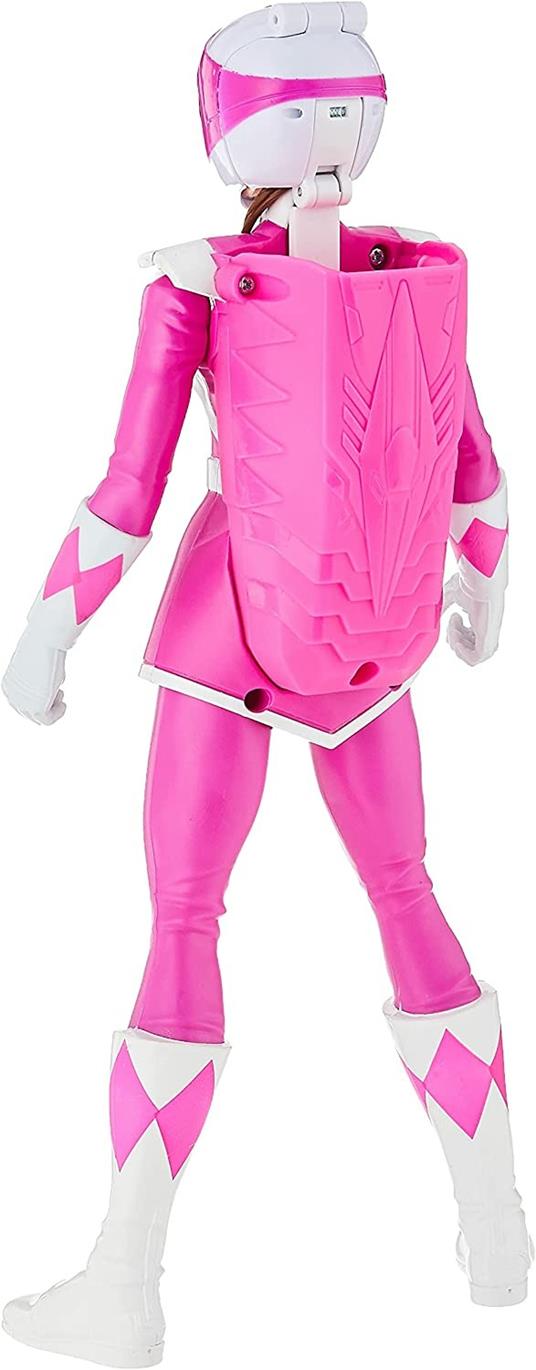 Power Rangers Mighty Morphin Power Rangers Pink Ranger Morphin Hero - Action Figure giocattolo con accessori - 3