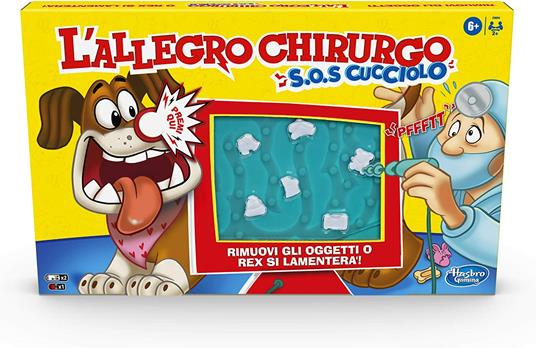L'allegro Chirurgo S.O.S. Cucciolo - Hasbro - Hasbro Gaming - Giochi di  abilità - Giocattoli