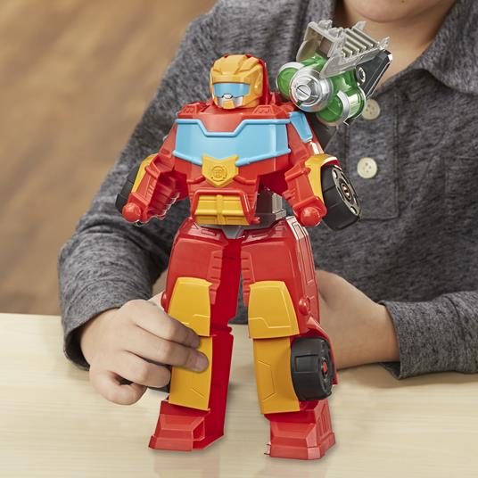 Transformers Playskool Rescue Bots Academy 35cm Power Hot Shot Rescue Robot Giocattolo trasformabile 2-in-1 - 7