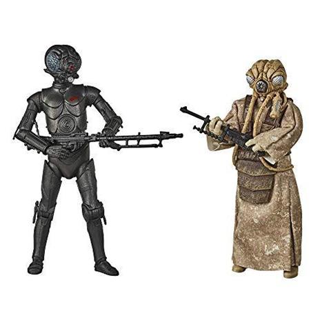 Hasbro Star Wars The Black Series 4 Lom e Zuckuss Confezione da 2 Personaggi Giocattolo d'Azione da Collezione 15 cm Ispirato al Film Star Wars: L'Impero Colpisce Ancora - 2