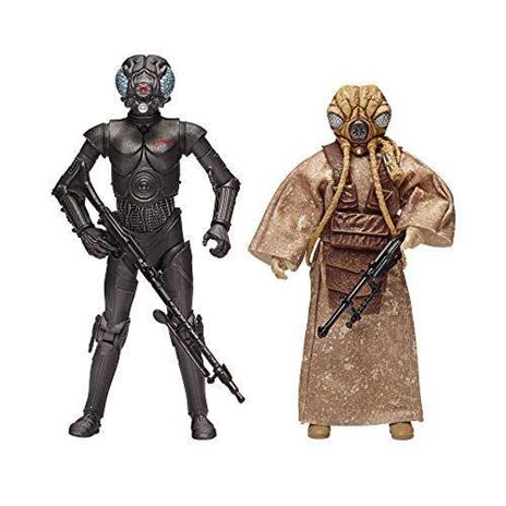 Hasbro Star Wars The Black Series 4 Lom e Zuckuss Confezione da 2 Personaggi Giocattolo d'Azione da Collezione 15 cm Ispirato al Film Star Wars: L'Impero Colpisce Ancora - 3