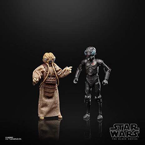 Hasbro Star Wars The Black Series 4 Lom e Zuckuss Confezione da 2 Personaggi Giocattolo d'Azione da Collezione 15 cm Ispirato al Film Star Wars: L'Impero Colpisce Ancora - 4