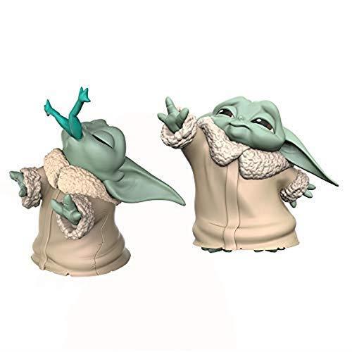 Hasbro Star Wars The Child USA la Forza e Mangia Una Rana (2 Action Figure 5.5 cm del Personaggio conosciuto Anche Come Baby Yoda, ispirate alla Serie Disney+ The Mandalorian)