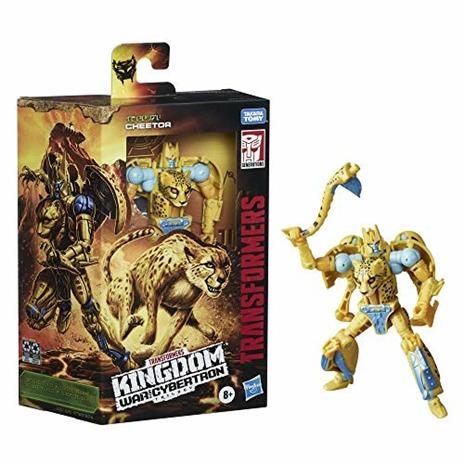 Hasbro Transformers Toys Generations War for Cybertron: Kingdom Deluxe, WFC-K4 Cheetor, action figure da 14 cm - 3