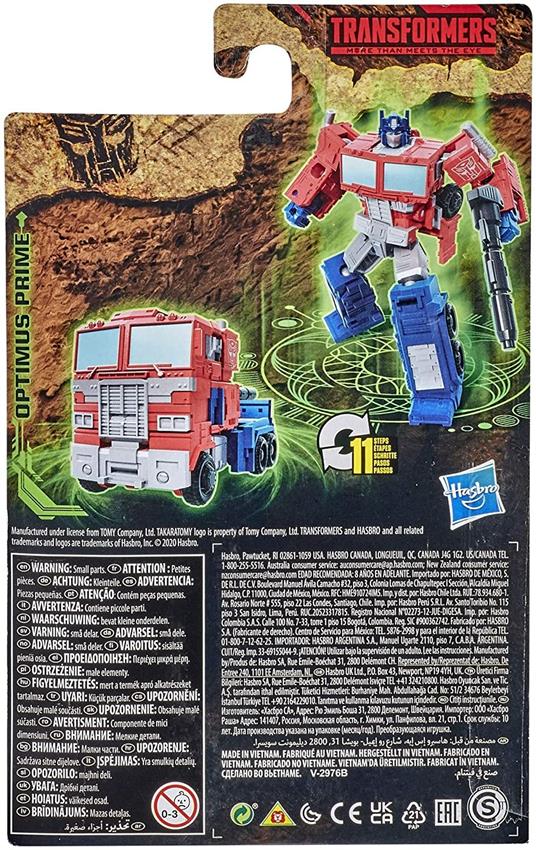 Hasbro Transformers Toys Generations War for Cybertron: Kingdom Core Class, WFC-K1 Optimus Prime, Action Figure da 8,5 cm, Bambini dagli 8 Anni in su - 6