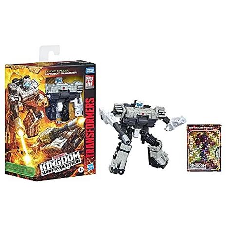 Hasbro Transformers Toys Generations War for Cybertron: Kingdom Deluxe, Slammer, action figure da 14 cm - 3