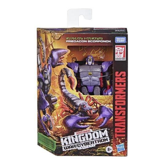 Transformers Toys Generations War for Cybertron: Kingdom Deluxe WFC-K23 Predacon Scorponok, Action Figure da 14 cm