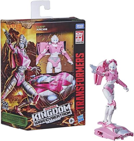 Transformers Toys Generations War for Cybertron: Kingdom Deluxe, WFC-K17 Arcee, Action Figure da 14 cm - 5