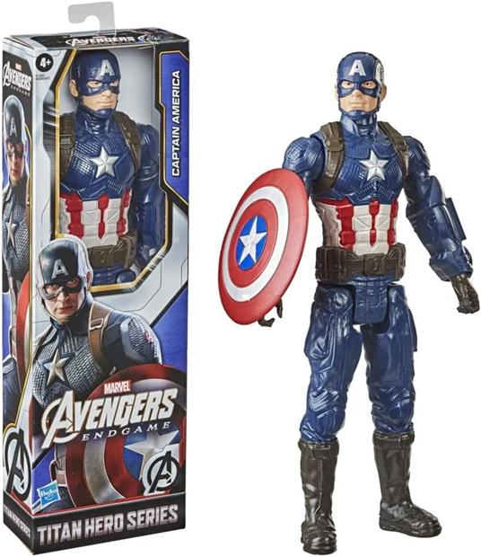 Hasbro Marvel Avengers, Titan Hero Series, Capitan America, action figure da 30 cm - 2
