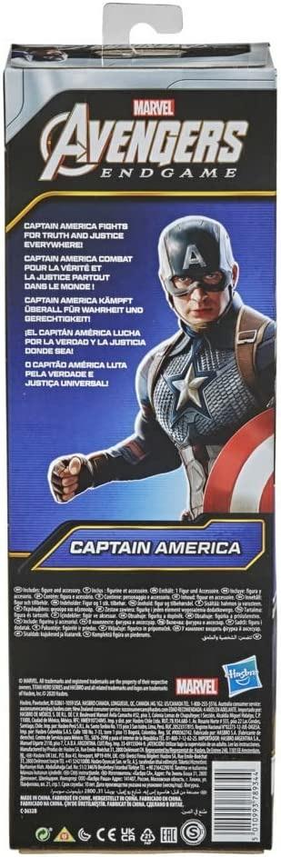 Hasbro Marvel Avengers, Titan Hero Series, Capitan America, action figure da 30 cm - 4