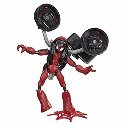 Spiderman Bend And Flex Figures Spiderman Con Veicolo Snodabile - 5