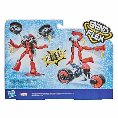 Spiderman Bend And Flex Figures Spiderman Con Veicolo Snodabile - 6