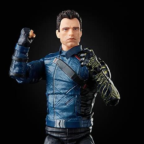 Hasbro Marvel Legends Series. Winter Soldier, action figure in scala da 15 cm - 5
