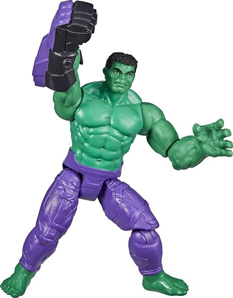 Hasbro Avengers Mech Strike - Hulk, action figure da 15 cm e accessorio da battaglia - 2
