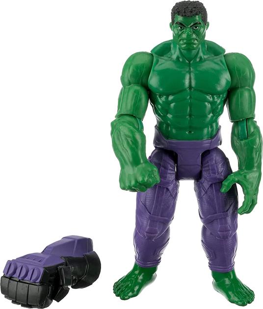 Hasbro Avengers Mech Strike - Hulk, action figure da 15 cm e accessorio da battaglia - 3