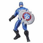 Hasbro Avengers Mech Strike - Captain America, action figure da 15 cm e accessorio da battaglia