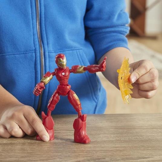 Avengers Bend and Flex. Personaggi Snodabili 15 cm. Iron Man - 4