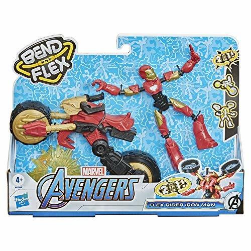 Avengers Bend And Flex Ironman Con Veicolo Snodabile - 2